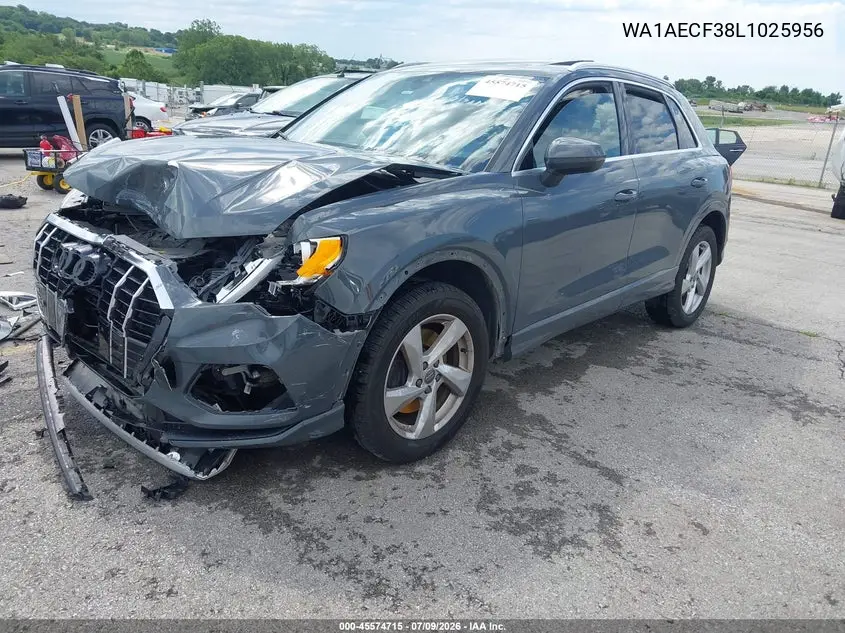 2020 Audi Q3 Premium 45 Tfsi Quattro Tiptronic VIN: WA1AECF38L1025956 Lot: 45574715