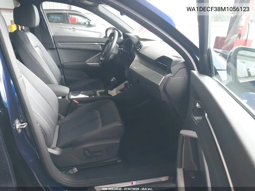 2021 Audi Q3 Premium 45 Tfsi S Line Quattro Tiptronic VIN: WA1DECF38M1056123 Lot: 45524045