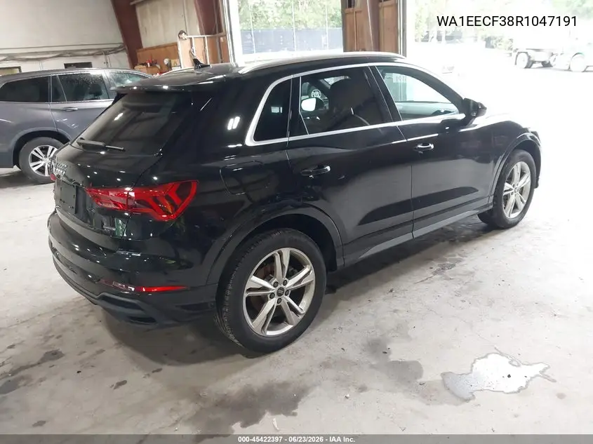 2024 Audi Q3 Premium Plus 45 Tfsi S Line Quattro Tiptronic VIN: WA1EECF38R1047191 Lot: 45422397