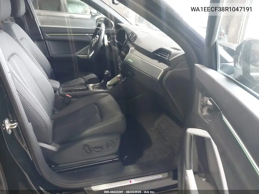 2024 Audi Q3 Premium Plus 45 Tfsi S Line Quattro Tiptronic VIN: WA1EECF38R1047191 Lot: 45422397