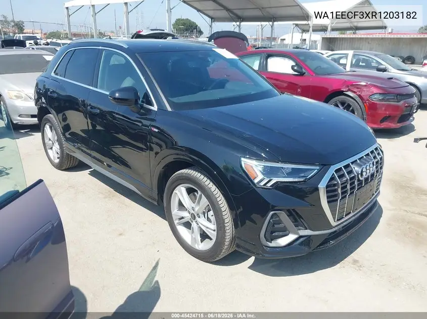 2024 Audi Q3 Premium Plus 45 Tfsi S Line Quattro Tiptronic VIN: WA1EECF3XR1203182 Lot: 45424715