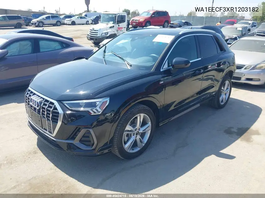 2024 Audi Q3 Premium Plus 45 Tfsi S Line Quattro Tiptronic VIN: WA1EECF3XR1203182 Lot: 45424715