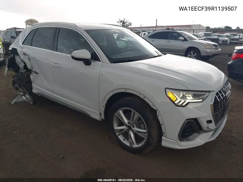 2024 Audi Q3 Premium Plus 45 Tfsi S Line Quattro Tiptronic VIN: WA1EECF39R1139507 Lot: 45446151