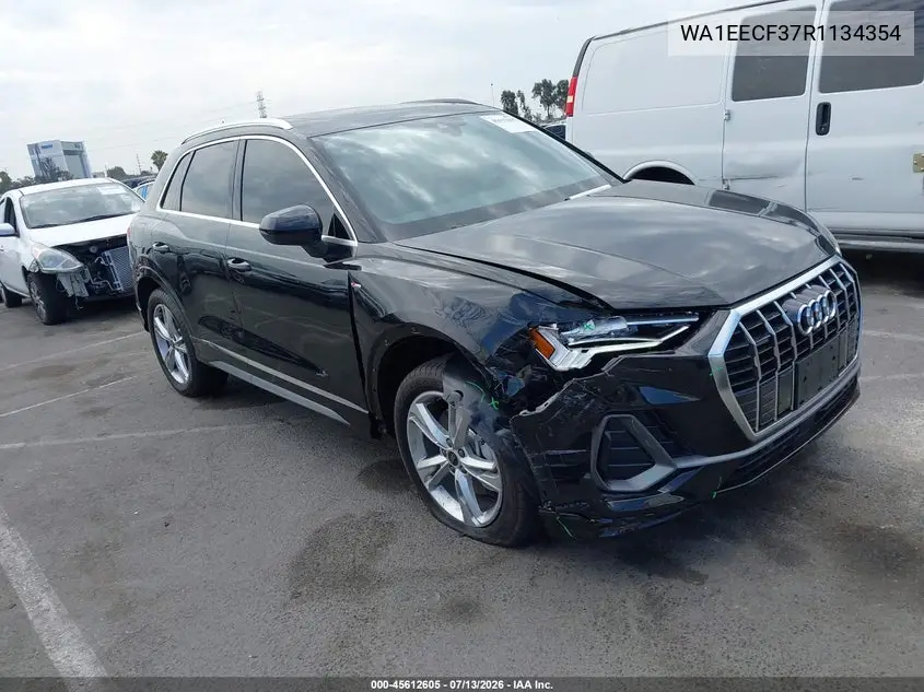 2024 Audi Q3 Premium Plus 45 Tfsi S Line Quattro Tiptronic VIN: WA1EECF37R1134354 Lot: 45612605