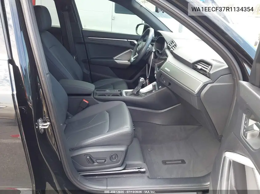 2024 Audi Q3 Premium Plus 45 Tfsi S Line Quattro Tiptronic VIN: WA1EECF37R1134354 Lot: 45612605