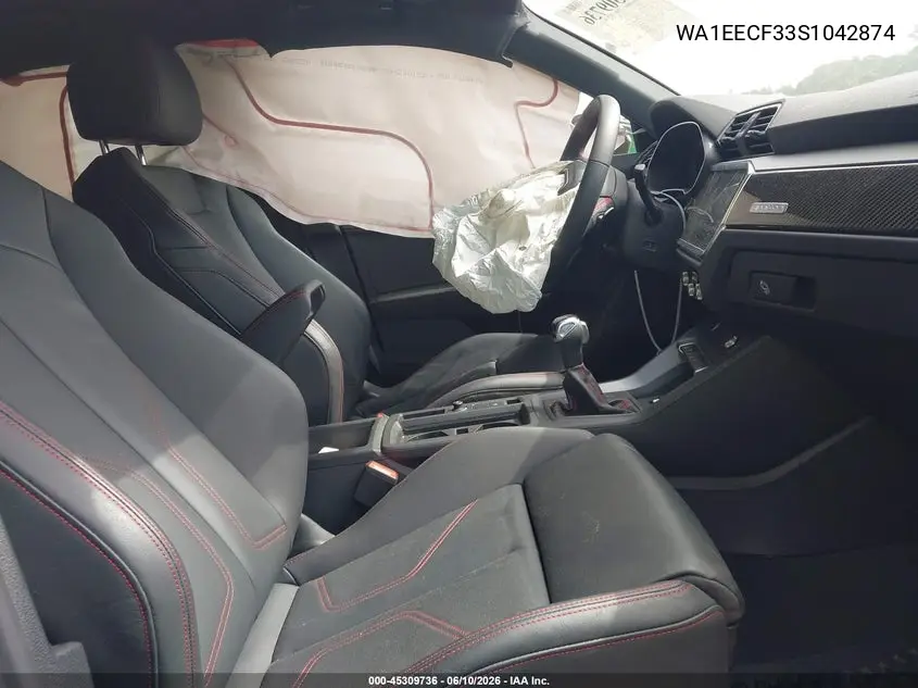 2025 Audi Q3 Premium 45 Tfsi S Line Quattro Tiptronic VIN: WA1EECF33S1042874 Lot: 45309736
