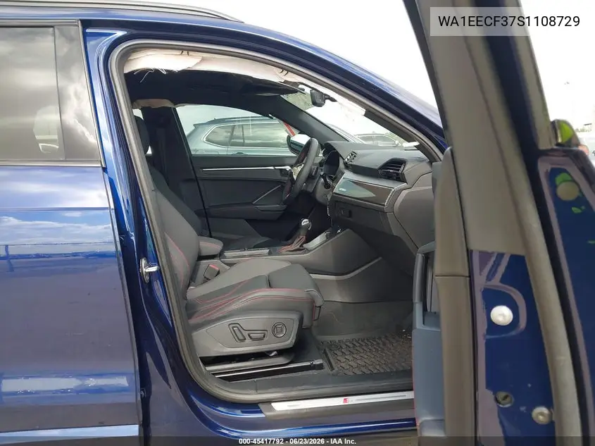 2025 Audi Q3 Premium 45 Tfsi S Line Quattro Tiptronic VIN: WA1EECF37S1108729 Lot: 45417792