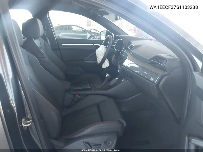 2025 Audi Q3 Premium 45 Tfsi S Line Quattro Tiptronic VIN: WA1EECF37S1103238 Lot: 45474408