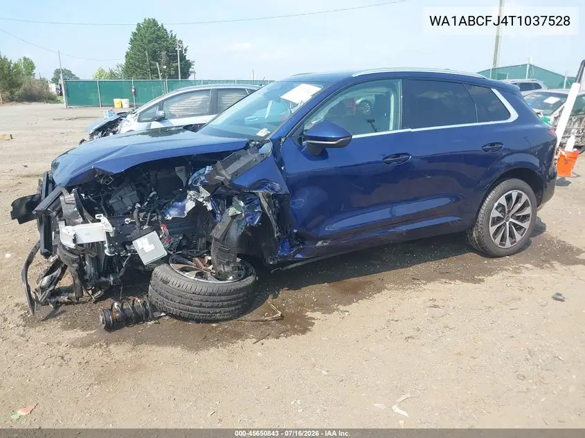 2026 Audi Q3 Tfsi Quattro S Tronic VIN: WA1ABCFJ4T1037528 Lot: 45650843