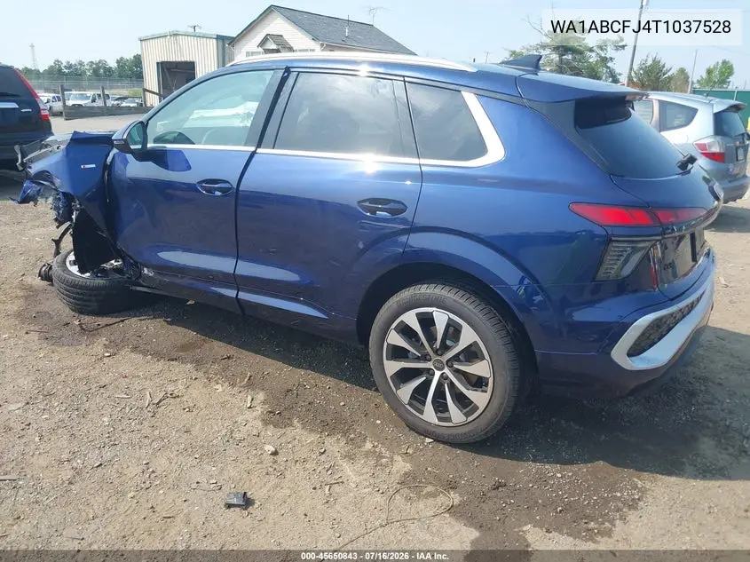 2026 Audi Q3 Tfsi Quattro S Tronic VIN: WA1ABCFJ4T1037528 Lot: 45650843