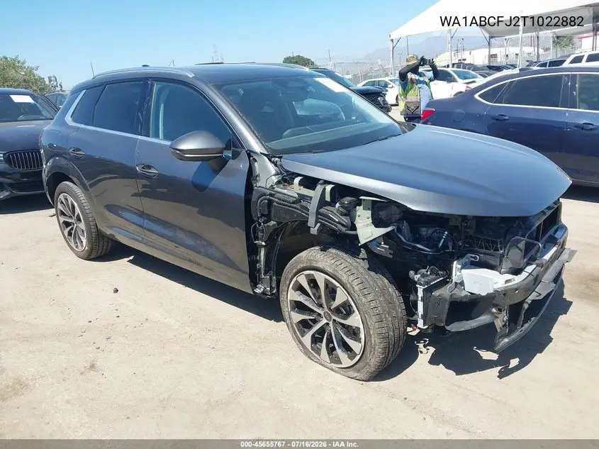 2026 Audi Q3 Tfsi Quattro S Tronic VIN: WA1ABCFJ2T1022882 Lot: 45655767