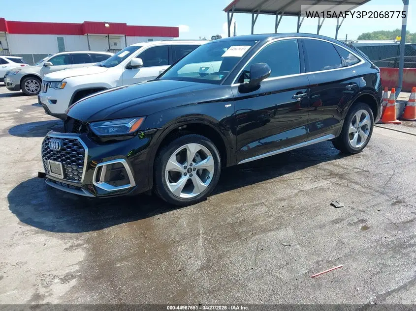 2023 Audi Q5 Sportback Premium Plus 45 Tfsi S Line Quattro S Tronic VIN: WA15AAFY3P2068775 Lot: 44967651