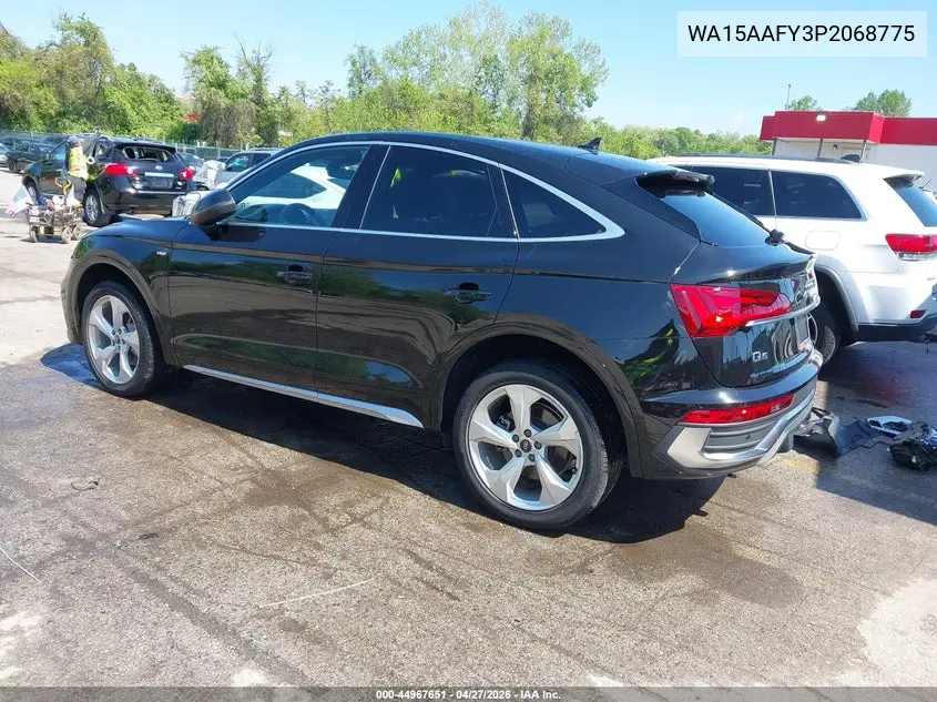 2023 Audi Q5 Sportback Premium Plus 45 Tfsi S Line Quattro S Tronic VIN: WA15AAFY3P2068775 Lot: 44967651