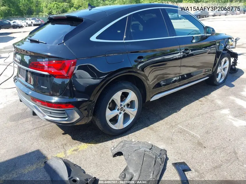 2023 Audi Q5 Sportback Premium Plus 45 Tfsi S Line Quattro S Tronic VIN: WA15AAFY3P2068775 Lot: 44967651
