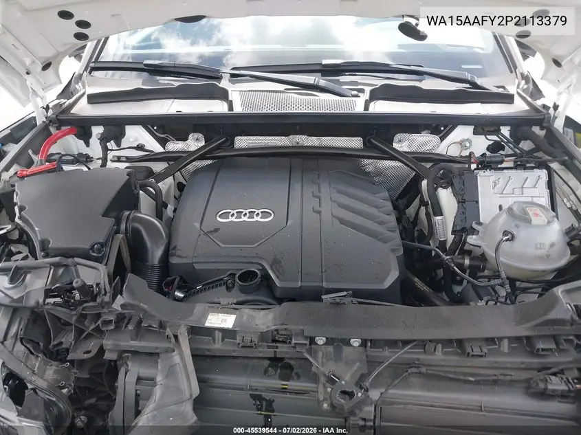 2023 Audi Q5 Sportback Premium Plus 45 Tfsi S Line Quattro S Tronic VIN: WA15AAFY2P2113379 Lot: 45539544