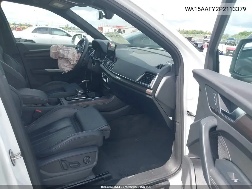 2023 Audi Q5 Sportback Premium Plus 45 Tfsi S Line Quattro S Tronic VIN: WA15AAFY2P2113379 Lot: 45539544