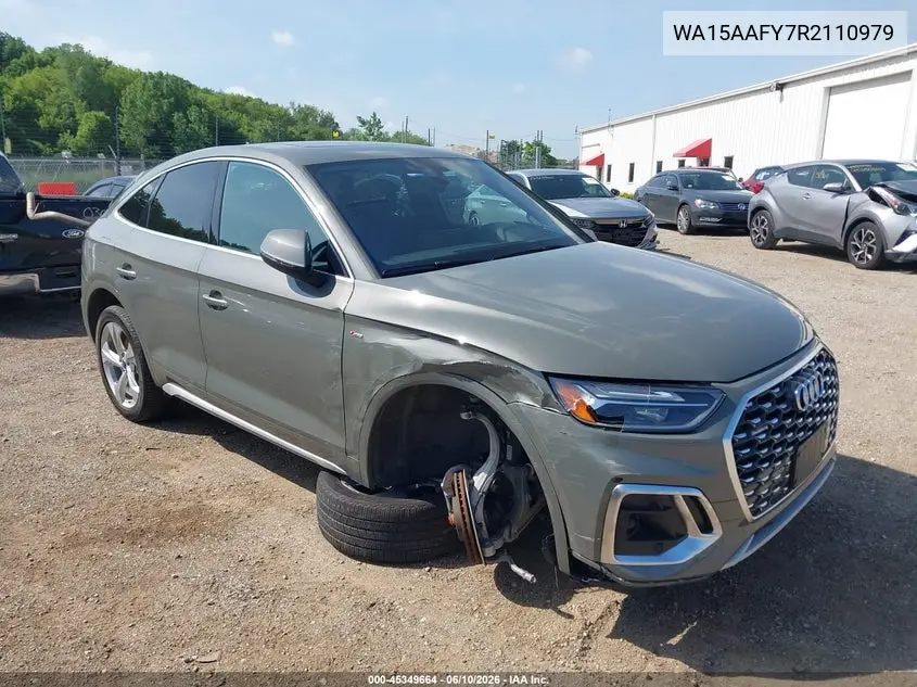 2024 Audi Q5 Sportback Premium Plus 45 Tfsi S Line Quattro S Tronic VIN: WA15AAFY7R2110979 Lot: 45349664