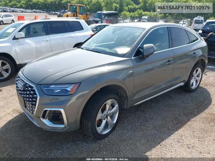 2024 Audi Q5 Sportback Premium Plus 45 Tfsi S Line Quattro S Tronic VIN: WA15AAFY7R2110979 Lot: 45349664