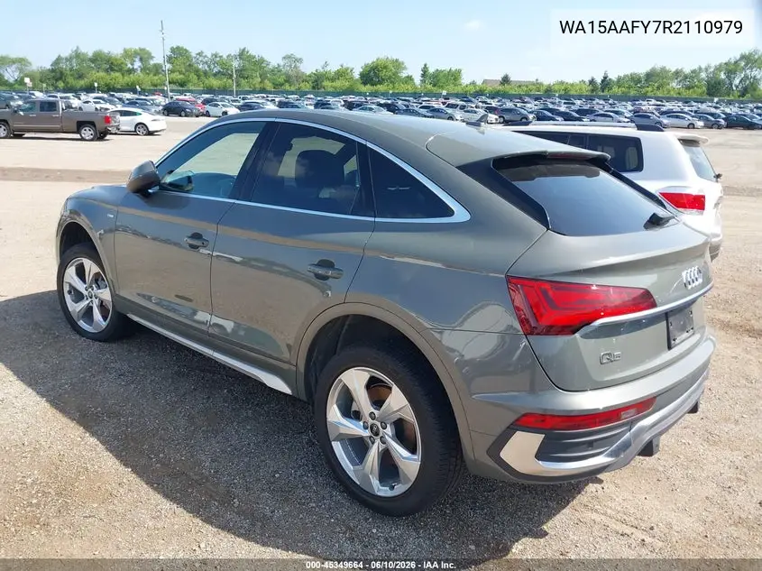 2024 Audi Q5 Sportback Premium Plus 45 Tfsi S Line Quattro S Tronic VIN: WA15AAFY7R2110979 Lot: 45349664