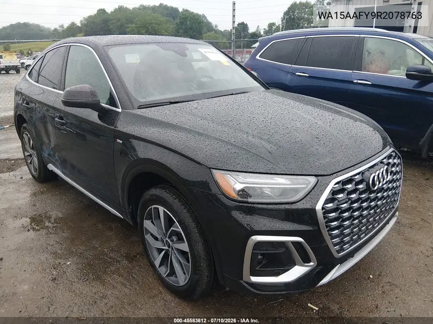 2024 Audi Q5 Sportback Premium Plus 45 Tfsi S Line Quattro S Tronic VIN: WA15AAFY9R2078763 Lot: 45583612