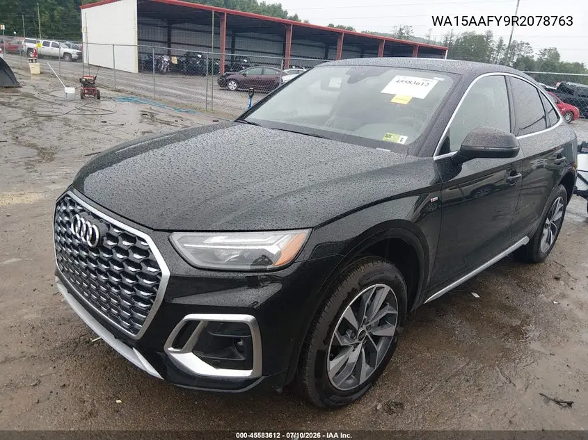2024 Audi Q5 Sportback Premium Plus 45 Tfsi S Line Quattro S Tronic VIN: WA15AAFY9R2078763 Lot: 45583612