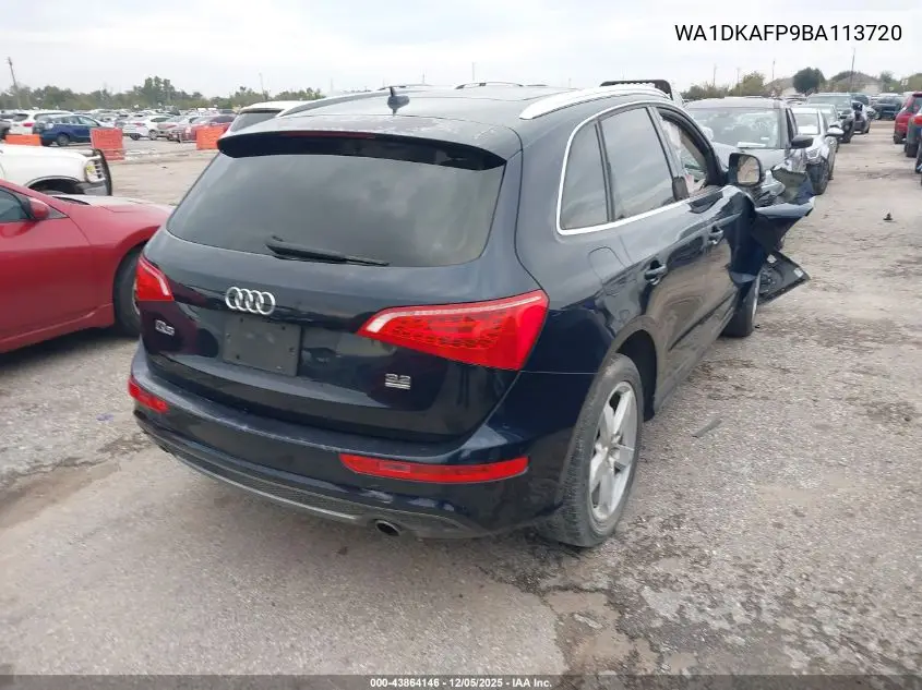 WA1DKAFP9BA113720 2011 Audi Q5 3.2 Premium Plus