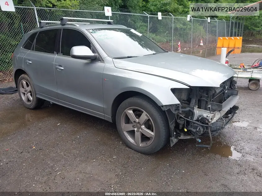 2011 Audi Q5 3.2 Premium Plus VIN: WA1WKAFP2BA029604 Lot: 45432469