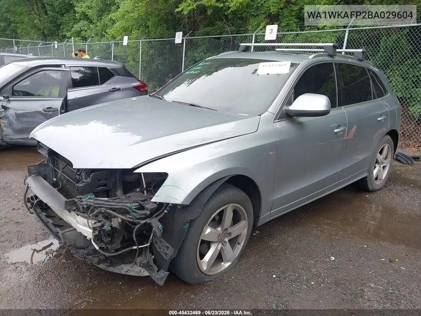 2011 Audi Q5 3.2 Premium Plus VIN: WA1WKAFP2BA029604 Lot: 45432469