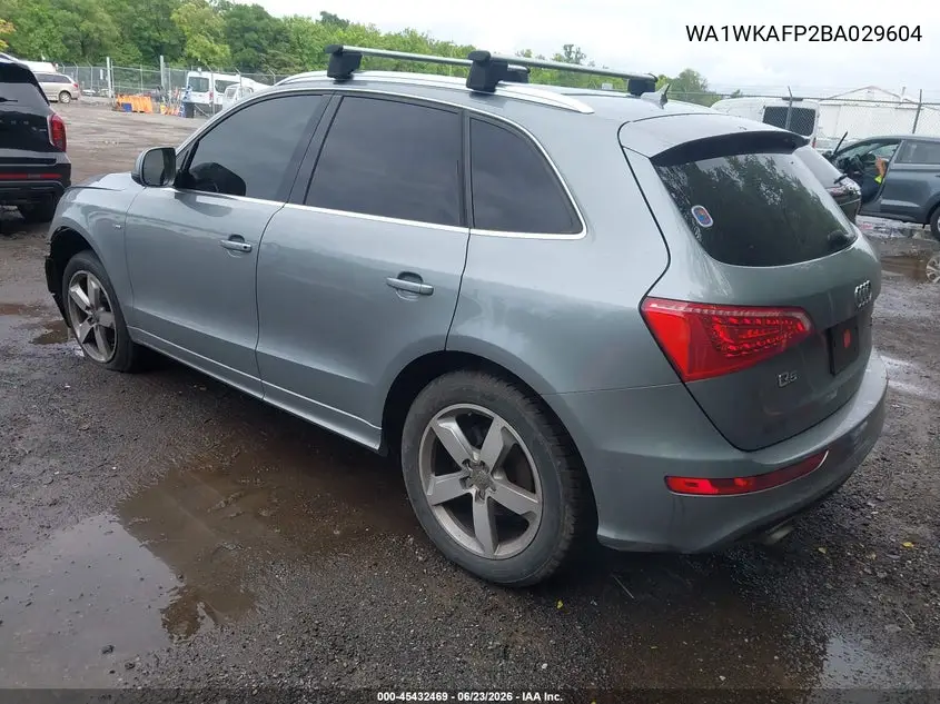 2011 Audi Q5 3.2 Premium Plus VIN: WA1WKAFP2BA029604 Lot: 45432469