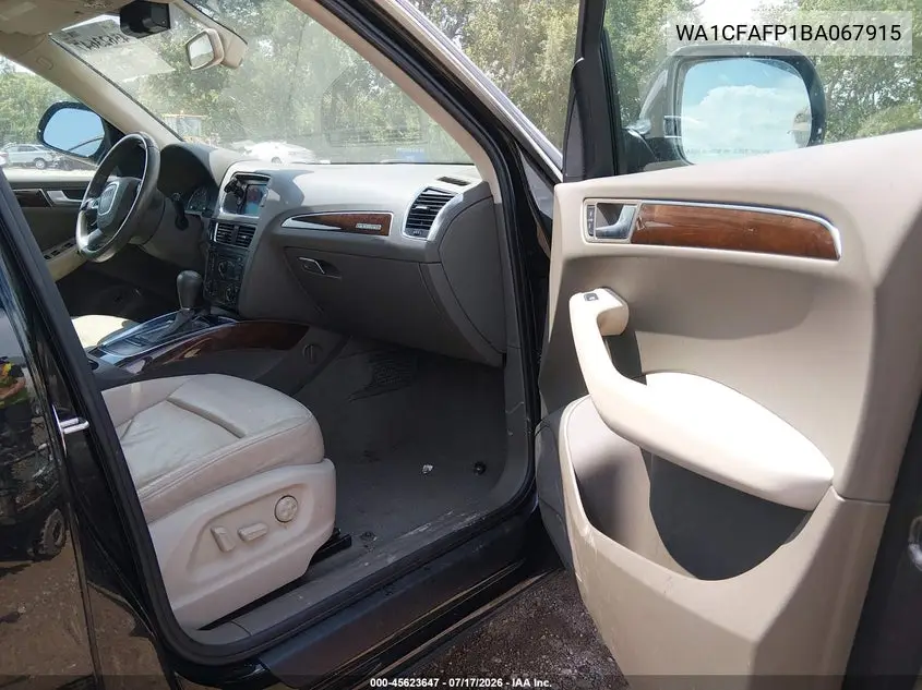 2011 Audi Q5 2.0T Premium VIN: WA1CFAFP1BA067915 Lot: 45623647