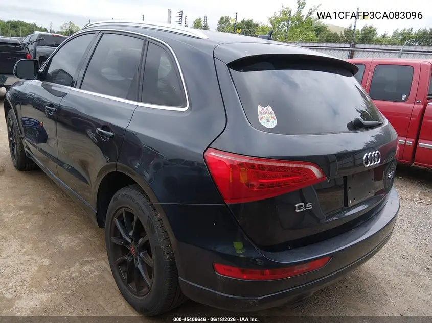 2012 Audi Q5 2.0T Premium VIN: WA1CFAFP3CA083096 Lot: 45406646