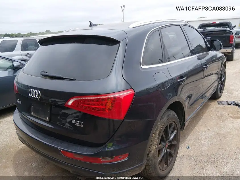 2012 Audi Q5 2.0T Premium VIN: WA1CFAFP3CA083096 Lot: 45406646
