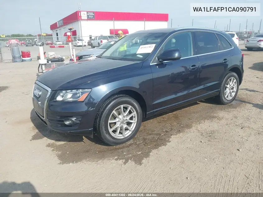 2012 Audi Q5 2.0T Premium VIN: WA1LFAFP1CA090791 Lot: 45411302