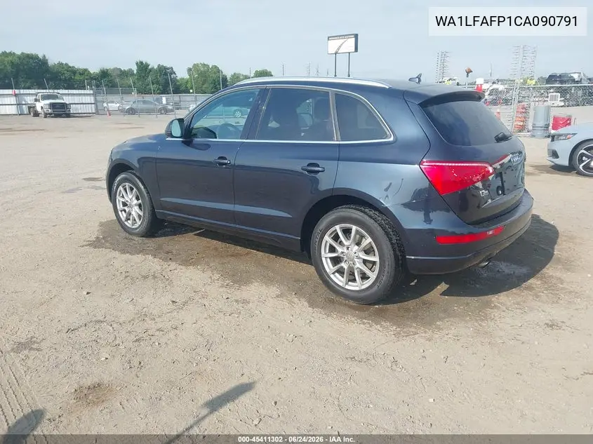 2012 Audi Q5 2.0T Premium VIN: WA1LFAFP1CA090791 Lot: 45411302