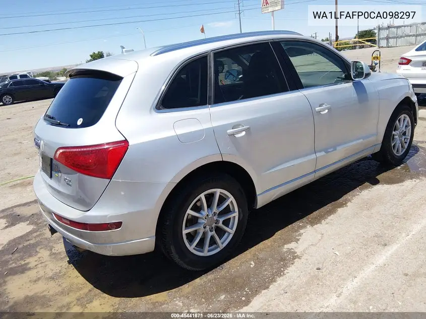 2012 Audi Q5 2.0T Premium VIN: WA1LFAFP0CA098297 Lot: 45441671