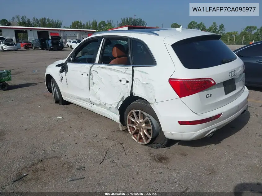 2012 Audi Q5 2.0T Premium VIN: WA1LFAFP7CA095977 Lot: 45563506