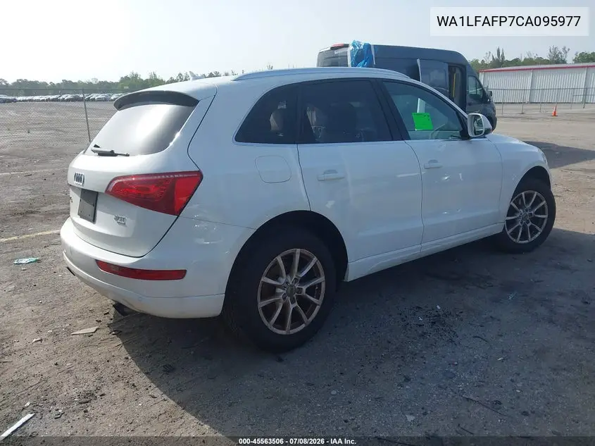 2012 Audi Q5 2.0T Premium VIN: WA1LFAFP7CA095977 Lot: 45563506