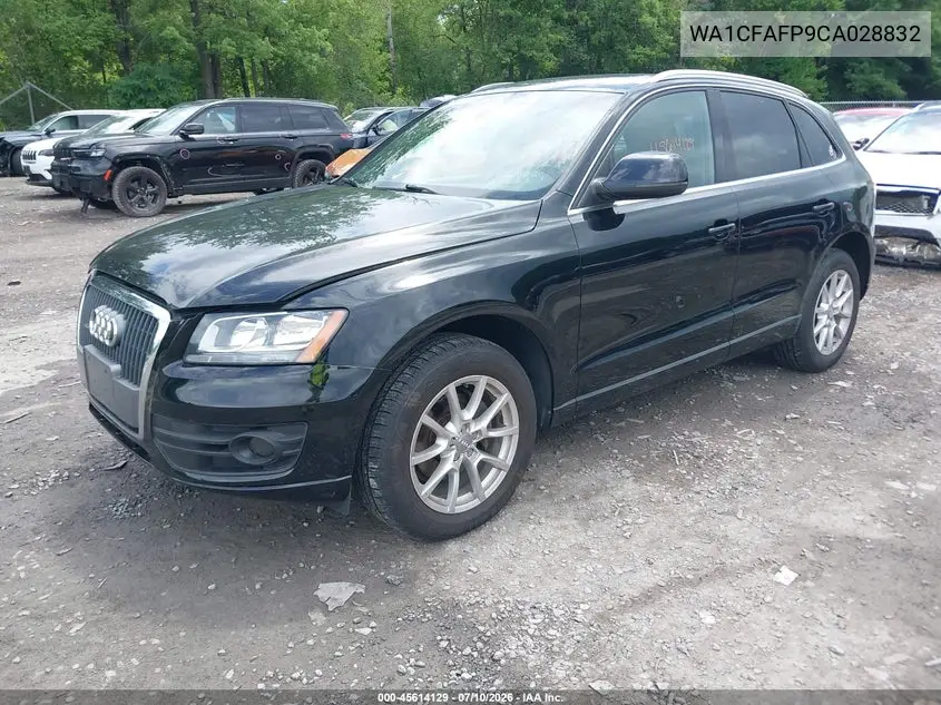 2012 Audi Q5 2.0T Premium VIN: WA1CFAFP9CA028832 Lot: 45614129