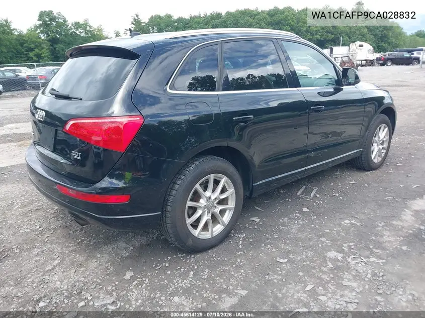 2012 Audi Q5 2.0T Premium VIN: WA1CFAFP9CA028832 Lot: 45614129