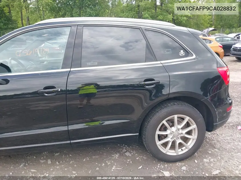 2012 Audi Q5 2.0T Premium VIN: WA1CFAFP9CA028832 Lot: 45614129