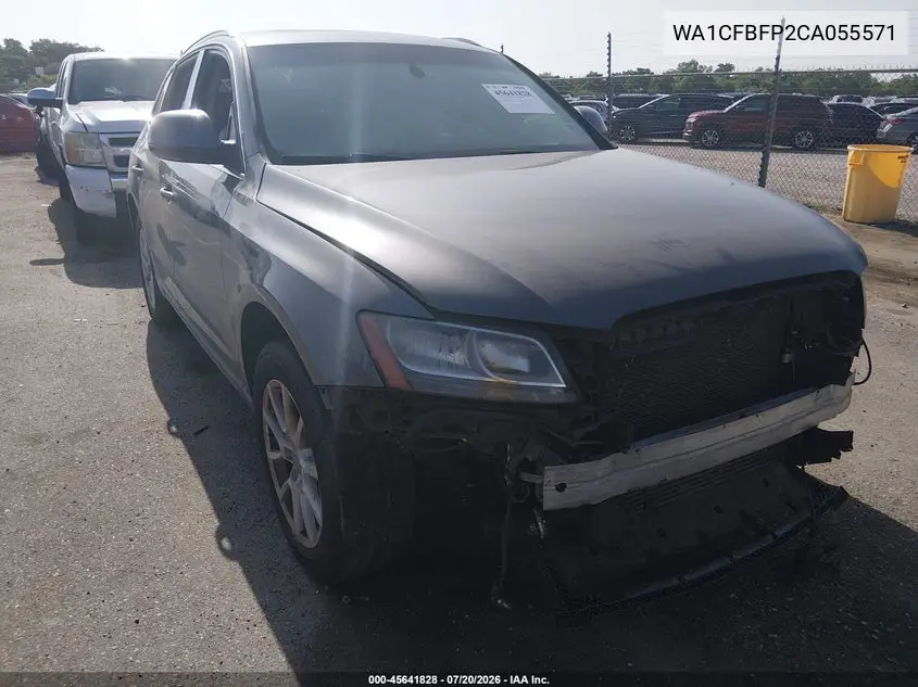 2012 Audi Q5 2.0T Premium VIN: WA1CFBFP2CA055571 Lot: 45641828