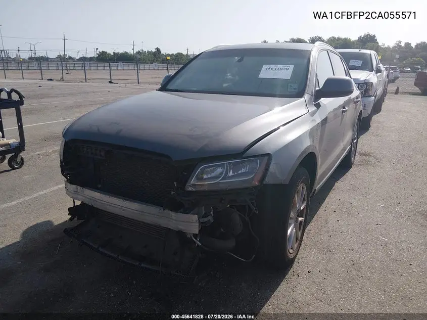 2012 Audi Q5 2.0T Premium VIN: WA1CFBFP2CA055571 Lot: 45641828