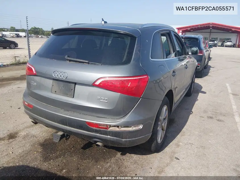 2012 Audi Q5 2.0T Premium VIN: WA1CFBFP2CA055571 Lot: 45641828