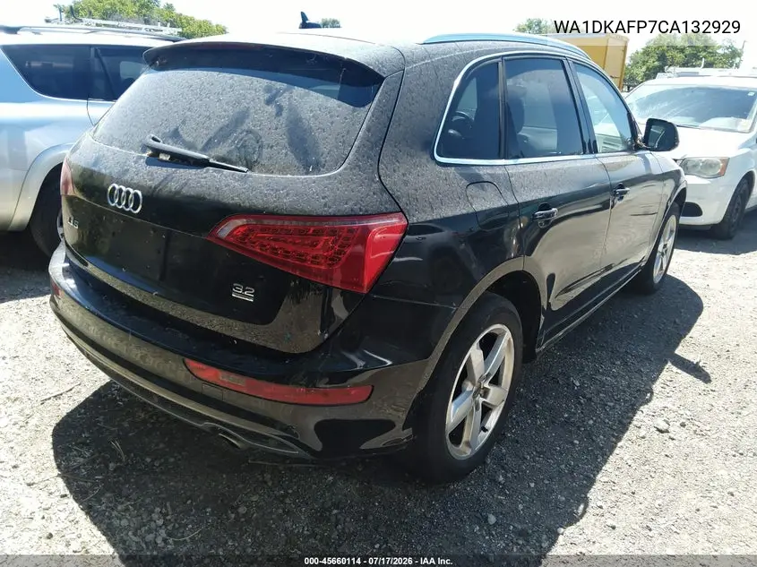 2012 Audi Q5 3.2 Premium Plus VIN: WA1DKAFP7CA132929 Lot: 45660114