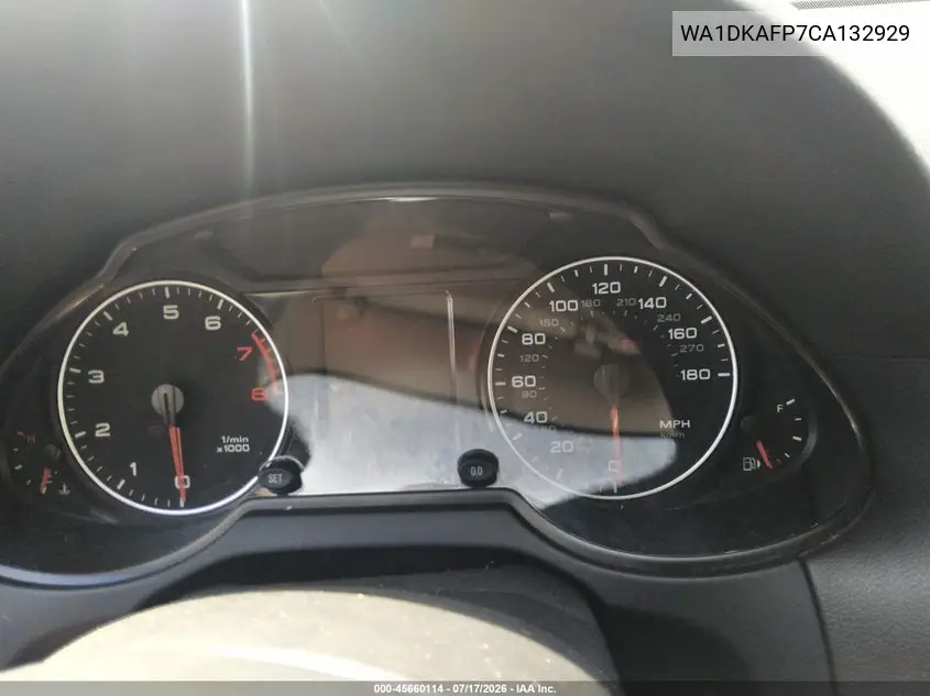 2012 Audi Q5 3.2 Premium Plus VIN: WA1DKAFP7CA132929 Lot: 45660114