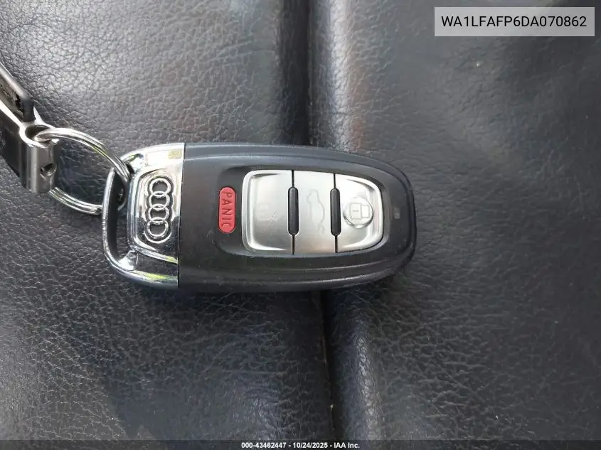 WA1LFAFP6DA070862 2013 Audi Q5 2.0T Premium