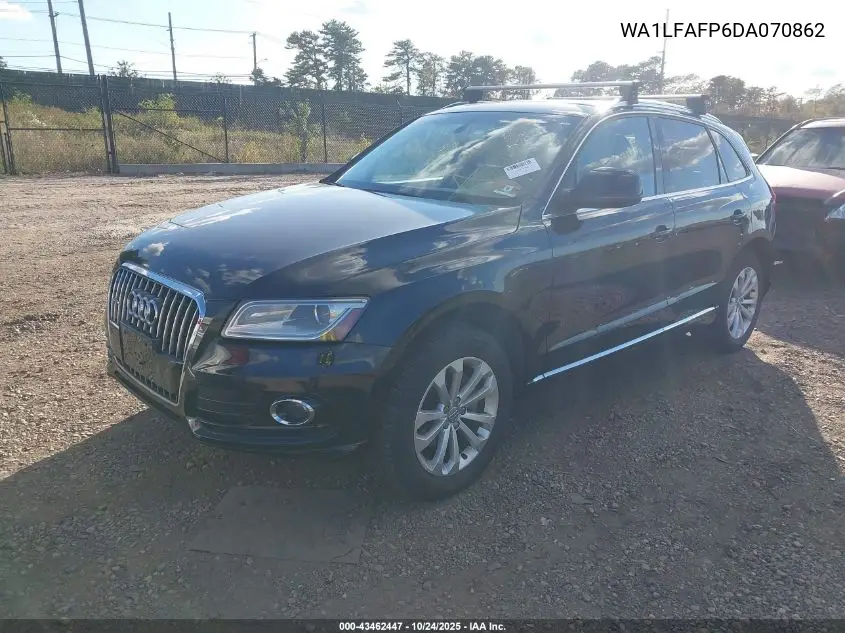WA1LFAFP6DA070862 2013 Audi Q5 2.0T Premium