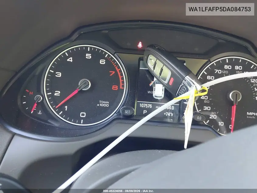 WA1LFAFP5DA084753 2013 Audi Q5 2.0T Premium