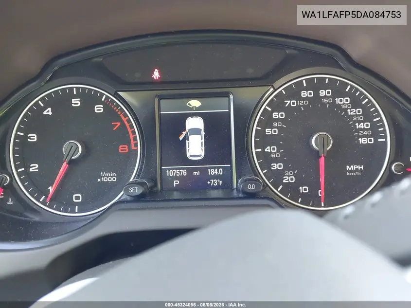WA1LFAFP5DA084753 2013 Audi Q5 2.0T Premium