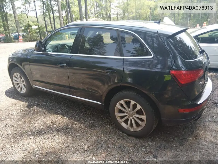2013 Audi Q5 2.0T Premium VIN: WA1LFAFP4DA078913 Lot: 45475708